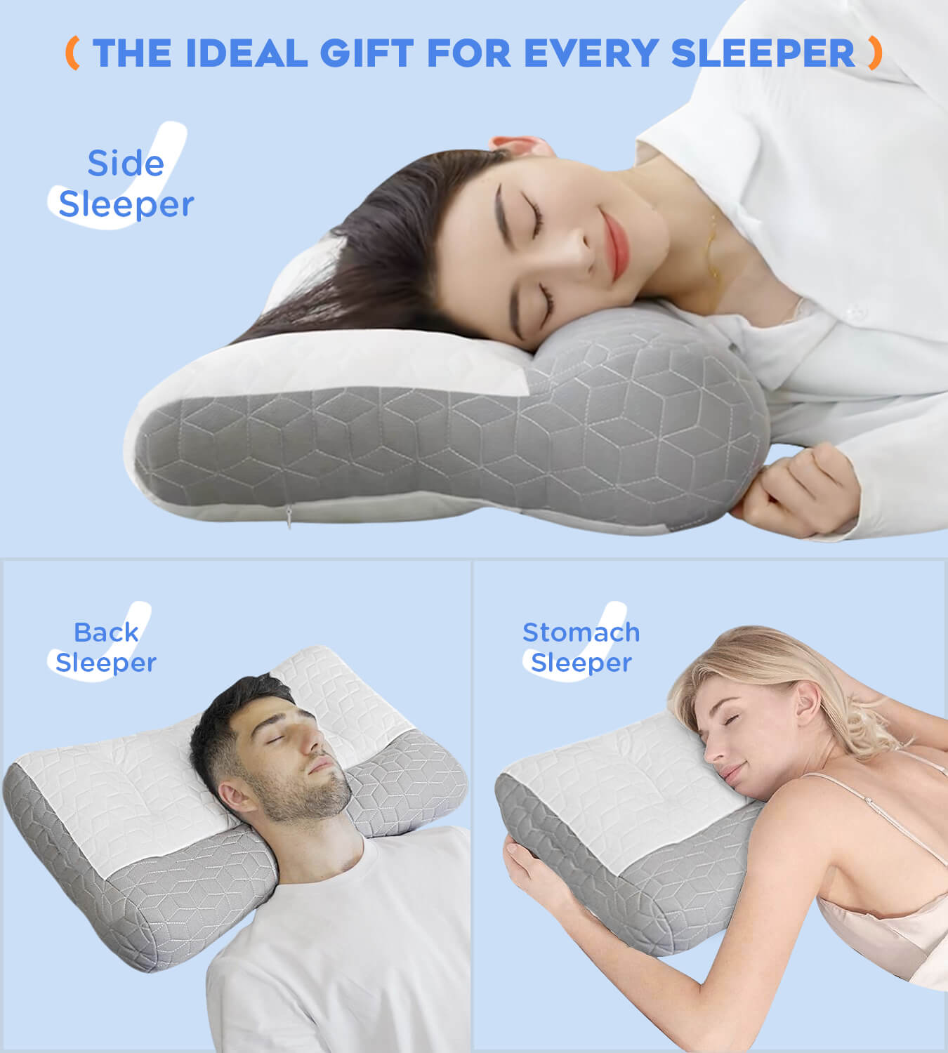 Anti-Snoring Deep Sleep Pillow